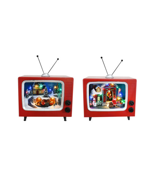 Musical Led Retro Tv Animated Assorted