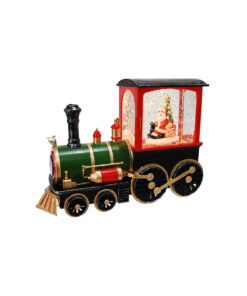 Glitter Swirl Santa Train Usb