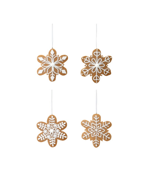 Gingerbread Snowflake Assorted 10cm