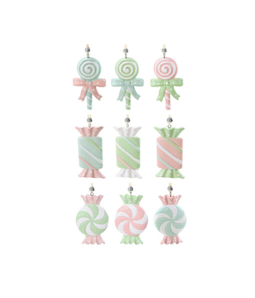 Pastel Hanging Candy Deco Assorted 8cm