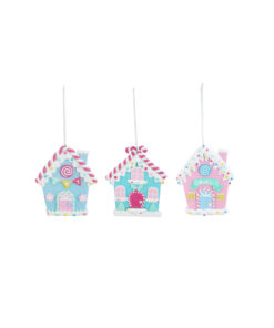 Pastel Candy House Assorted 10cm