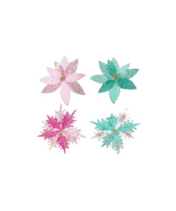 Mermaid Poinsettia Clip Assorted 33cm