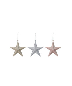 Glitter Modern Star Assorted