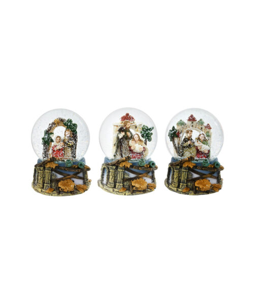 Nativity Scene Waterball Assorted 65mm