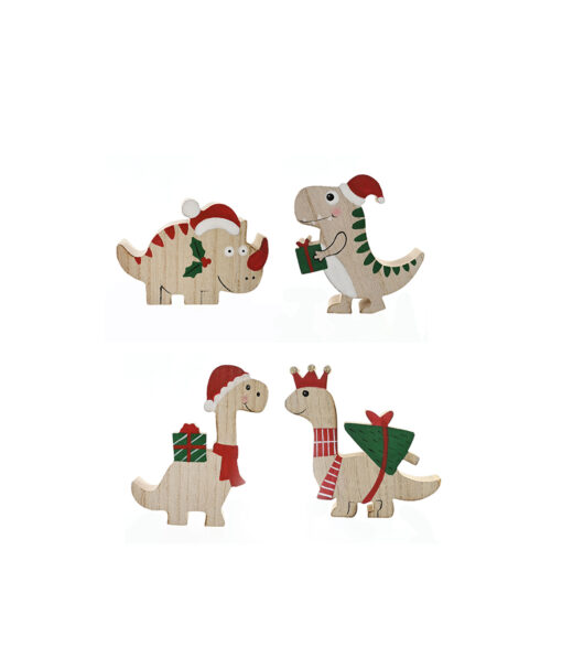 Dinosaur Christmas Table Assorted