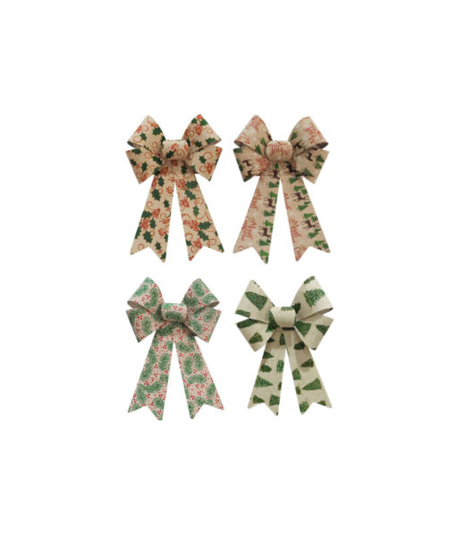 Natural Country Bow Printed Assorted