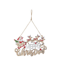 Reindeer Sleigh Hanging Sign