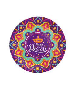 Diwali Paper Plates 12x9in