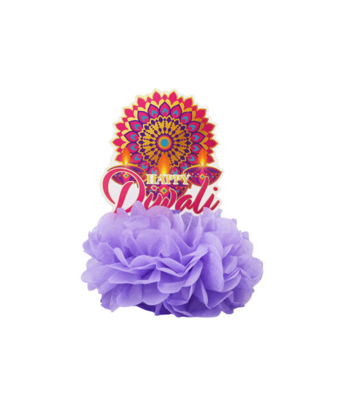 Diwali Honeycomb Table Centerpieces 4Pcs 13 x 14cm