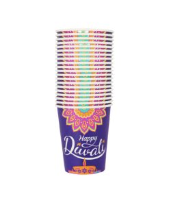 Diwali Paper Cups 9oz 20Pcs