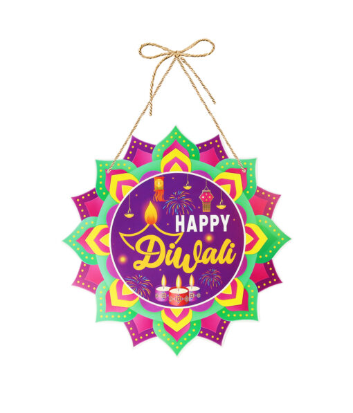 Diwali Swirl Hangings 4pc