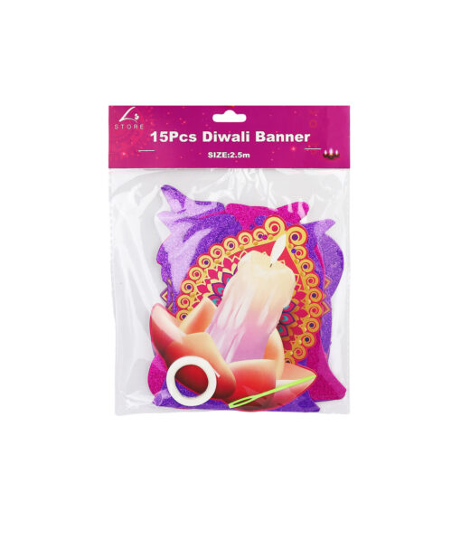 Diwali String Banner 15Pcs 2.5M