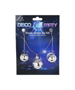 Disco Dress-Up Kit Earrings & Necklace