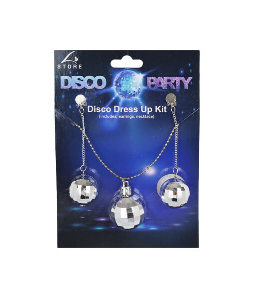 Disco Dress-Up Kit Earrings & Necklace