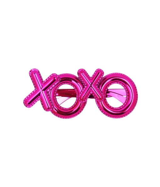 Pink XOXO Party Glasses