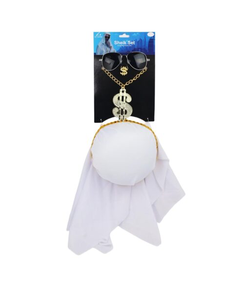 Sheik Set - Necklace, Ring, Glasses, and Hat