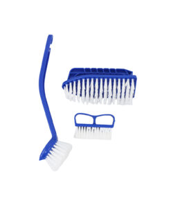 Blue Cleaning Brush Set 3pc