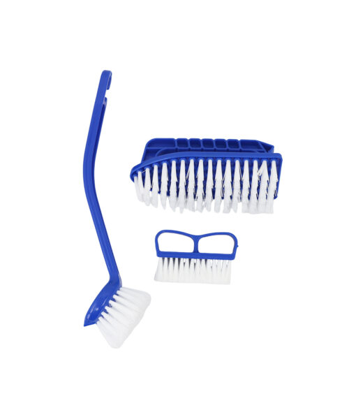 Blue Cleaning Brush Set 3pc