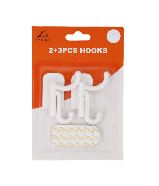 2 Big Hooks +3 Adhesive