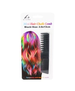 Black Mini Hair Color Chalk Comb 2.6 x 13cm