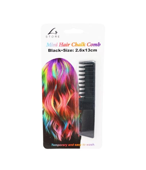 Black Mini Hair Color Chalk Comb 2.6 x 13cm