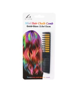 Gold Mini Hair Color Chalk Comb 2.6 x 13cm