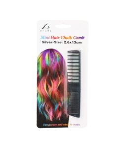 Silver Mini Hair Color Chalk Comb 2.6 x 13cm