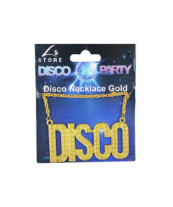 Gold Disco Necklace