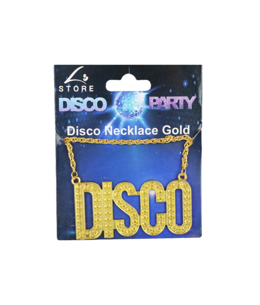 Gold Disco Necklace