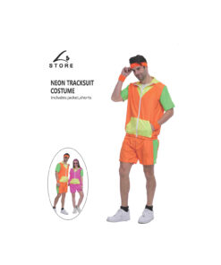 Neon Orange Tracksuit Costume