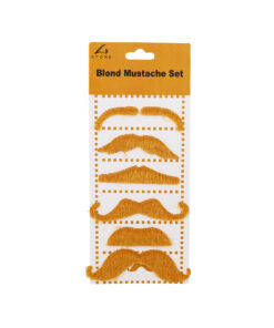 Blond Mustache Set