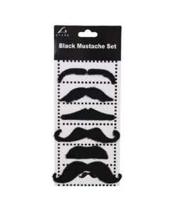 Black Mustache Set