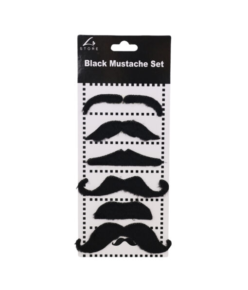 Black Mustache Set