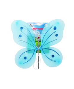 Blue Fairy Wings with Wand