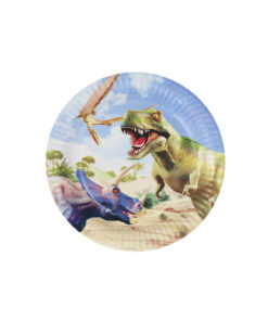 Dinosaur Paper Plates 9in x 12pc