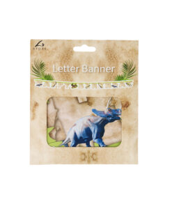 Dinosaur Printed Letter Banner