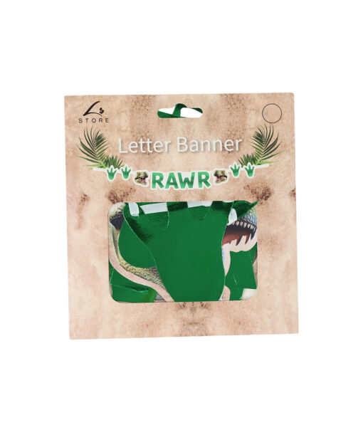 Dinosaur Letter Banner RAWR 2m