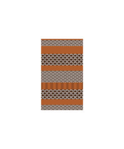 Leather Brown Outdoor Reversible Mat 120 x 200cm