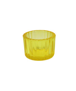 Gold Mini Colored Glass Candle Cup 5.5 x 3.7cm 1pc