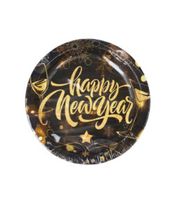 Happy New Year Plates 9 inch 12pc