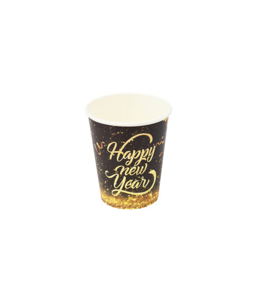 Happy New Year Paper Cups 20pk 9oz