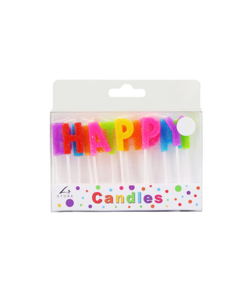 Color Happy Birthday Pick Candles