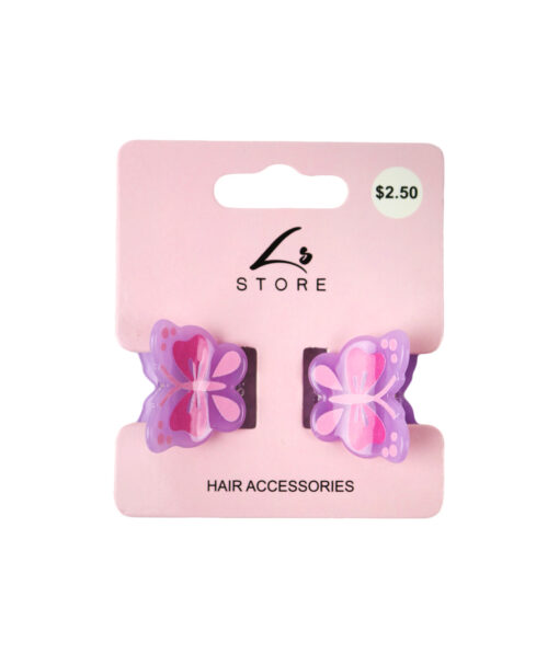 Butterfly Claw Clip Set 2pc