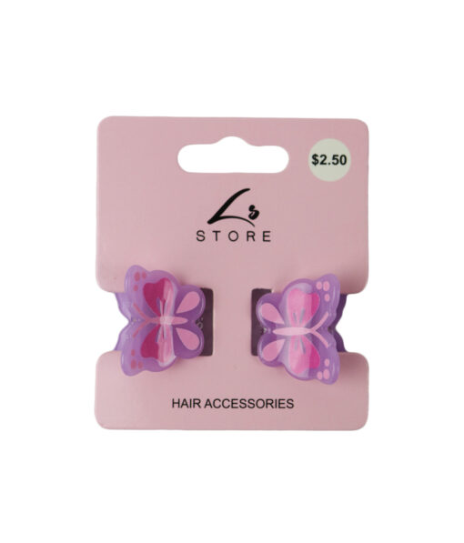 Butterfly Claw Clip Set 2pc