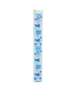 Blue Birthday Boy Foil Banner 11 x 260 cm