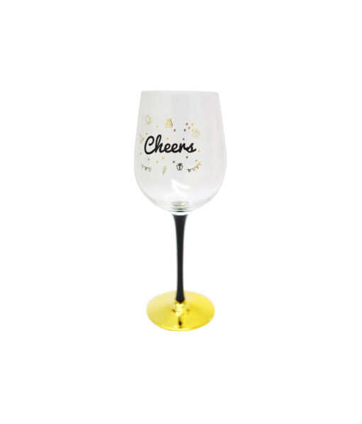 Cheers Wine Glass