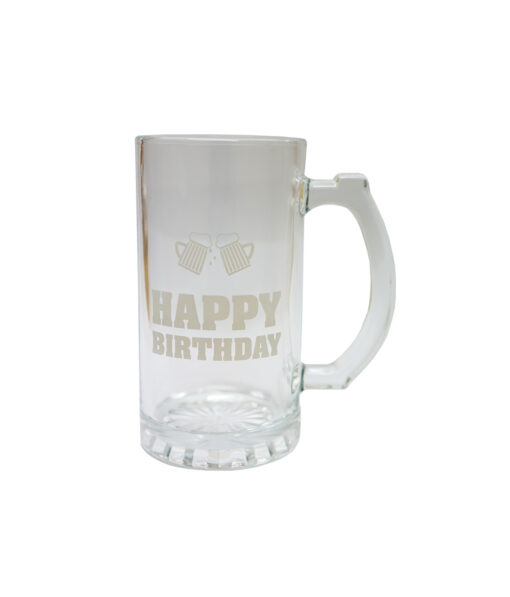 Happy Birthday Beer Glass Mug