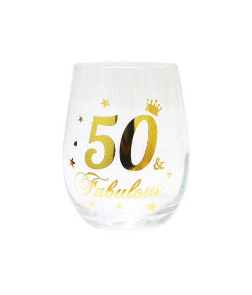 50 Stemless Wine Glass