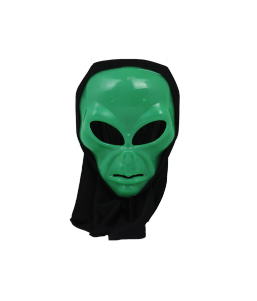 Glow In Dark Alien Mask 25x17cm