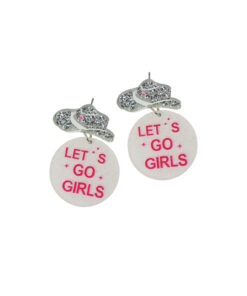 Girls Hat Earrings 4.5 x 3cm